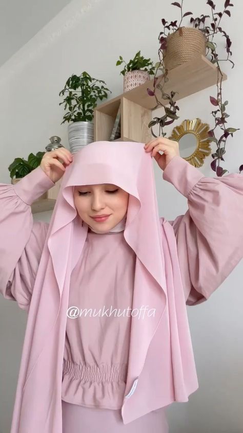 Hijab Photography, Fesyen Islam, Simple Hijab Tutorial, Estilo Hijab, Stile Hijab, Simple Hijab, Hijab Style Tutorial, Modern Hijab Fashion, Pashmina Hijab Tutorial