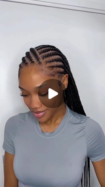 Braid Hairstyles on Instagram: "Just found the cutest Fulani Braids by @braidsby__nia! 😍 Perfect for a fresh, everyday look. Who else is trying this? Let's chat! 👌🏾✨" Teenage Black Girls Braided Hairstyles, Brazilian Wool Cornrows, Easy Fulani Braids Hairstyles Designs, Easy Fulani Braids, Fulani Weave, Feedin Braids With Knotless, Natural Cornrow Hairstyles For Women, Natural Hair Styles Cornrows, Black Girls Braids Hairstyles