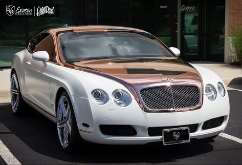 Bentley Gt, Promise Land, Rose Gold Chrome, Custom Car Interior, Car Wraps, Bentley Car, Continental Gt, Bentley Continental Gt, Car Interiors