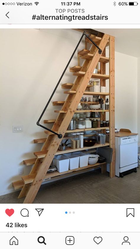 سلالم حلزونية, Tiny House Stairs, Villa Design Architecture, Loft Stairs, Summer Mantle Decor, Summer Decorating Ideas, Wood Plans, House Stairs, Summer Home Decor