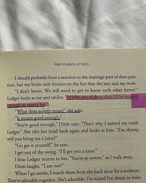 Reminders Of Him Quotes Book, Reminders Of Him Book Quotes, Saddest Books Ever, Saddest Books To Read, Saddest Book Quotes, Reminders Of Him Annotations, The Way I Used To Be Book, Reminders Of Him Aesthetic, Reminders Of Him Book