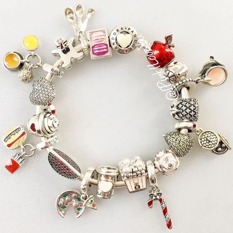 IPinkILoveYou on Instagram: “Food and drink 😊#pandora #pandorabracelet #pandoracharms #pandoracharm #pandorabangle #doseethewonderful #dopandora #mypandora…” Pandora Food, Cheer Flyer, Pandora Bracelet Charms Ideas, Pandora Bangle, Food Charms, Bracelet Charms, Pandora Bracelet Charms, Bracelet Ideas, Instagram Food