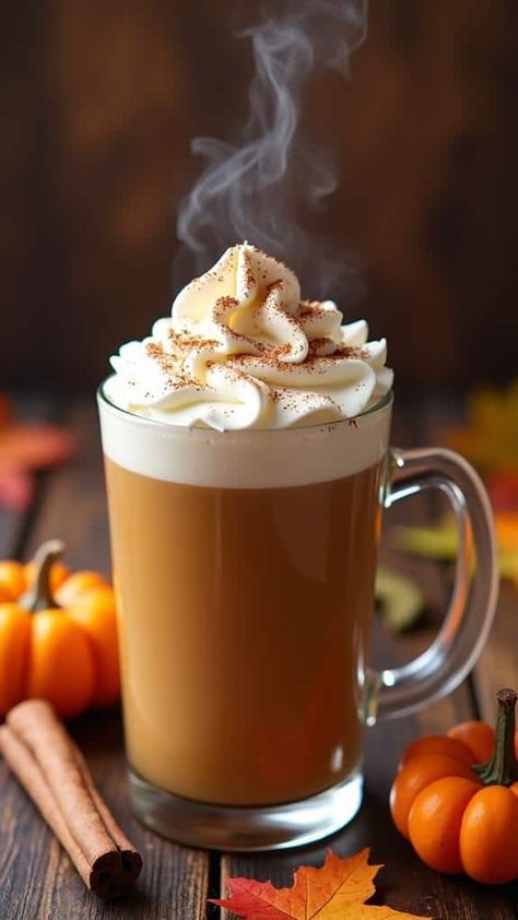 Pumpkin Chai Tea Latte With Whipped Cream Pumpkin Spice Tea Recipe, Pumpkin Chai Tea Latte, Pumpkin Chai Latte, Pumpkin Chai Tea, Snack Pairings, Pumpkin Spice Tea, Chai Spices, Seasonal Desserts, Pumpkin Spice Cookies