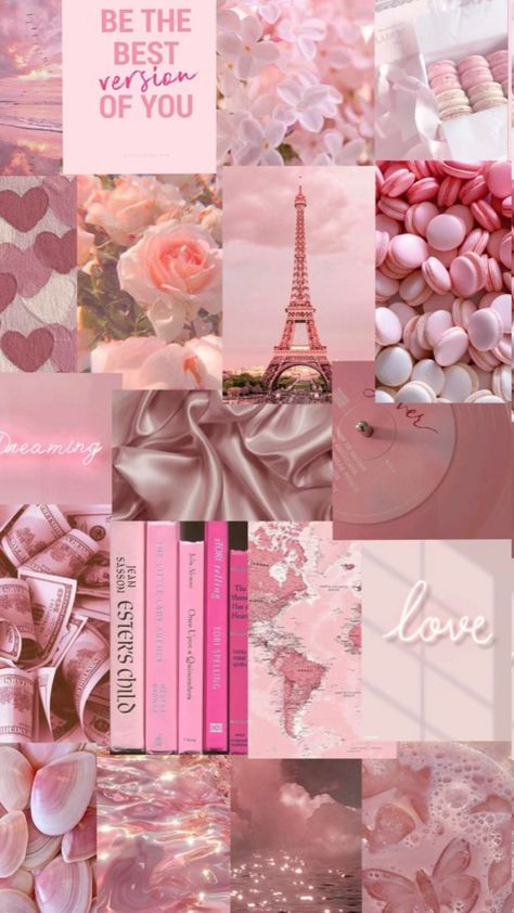 Pink Collages Aesthetic, Pink Valentine Wallpaper, Wallpaper Rosa, Cute Pink Background, Wallpapers Ipad, Iphone Wallpaper Classy, Pink Wallpaper Girly, Pink Wallpaper Backgrounds, Phone Wallpaper Pink