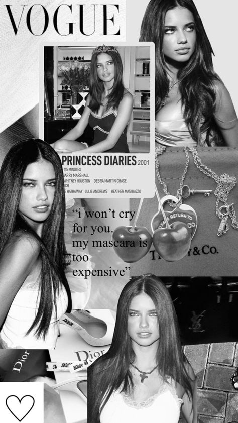 #myfirstshuffle #moodboard #shuffles #adrianalima #love Adriana Lima Poster, Vogue 2000s, Adriana Lima Wallpaper, Adrina Lima, Chica Dark, Victoria's Secret Aesthetic, Adriana Lima Style, Adriana Lima Victoria Secret, Victoria Secret Wallpaper