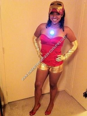 Homemade Sexy Female Iron Man Costume Idea: I got this idea after I had seen the Iron Man II movie... Iron Man Costume For Women, Female Iron Man, Iron Man Costumes, Iron Man Costume Diy, Iron Man Halloween Costume, Gingerbread Man Costumes, Mad Men Costume, Tin Man Costumes, Iron Man Costume