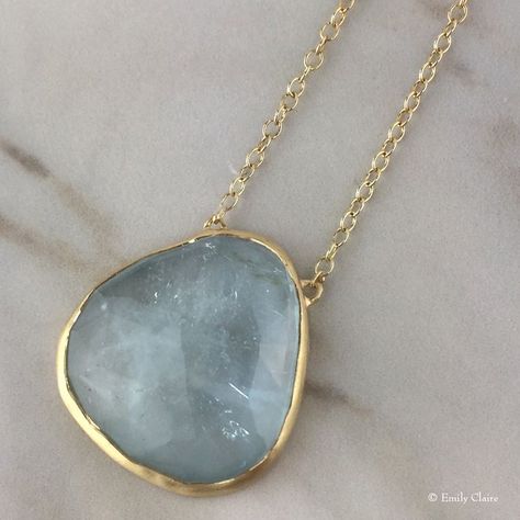 Jenna Allard, Modern Silver Jewelry, Silver Jewelry Cleaner, Silver Rings With Stones, 18k Gold Chain, Jewelry Logo, Aquamarine Pendant, Aquamarine Necklace, Fine Silver Jewelry