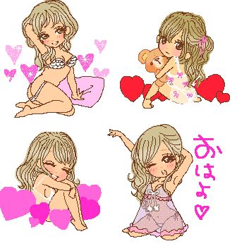 Gyaru Assesories, Gyaru Doodles, Angelic Pretty Art, Gyaru Line Stickers, Gyaru Emojis, Gyaru Pixel Art, Hime Gyaru Drawing, Gyaru Eyes Drawing, Hime Gyaru Art