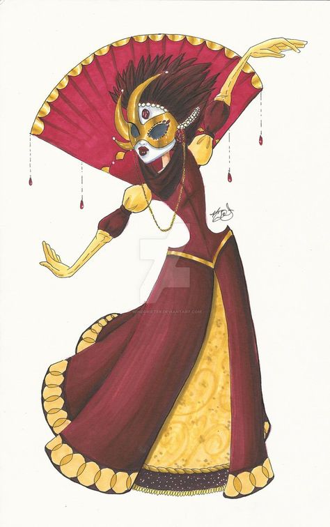 Venice Carnival Challenge by WindDrifter.deviantart.com on @DeviantArt Venice Carnival Illustration, Carnival Drawing, Notebook Labels, Venice Carnival Costumes, Carnaval Costume, Spectrum Noir Markers, Character Design Challenge, Carnival Of Venice, Fashion Drawing Tutorial