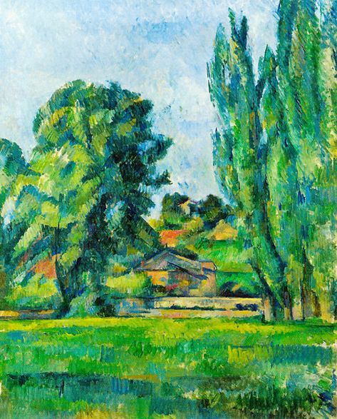 Cezanne Landscape, Paul Cezanne Paintings, Cezanne Art, National Gallery London, Paul Cezanne, Post Impressionism, Oil Painting Reproductions, Post Impressionists, National Gallery