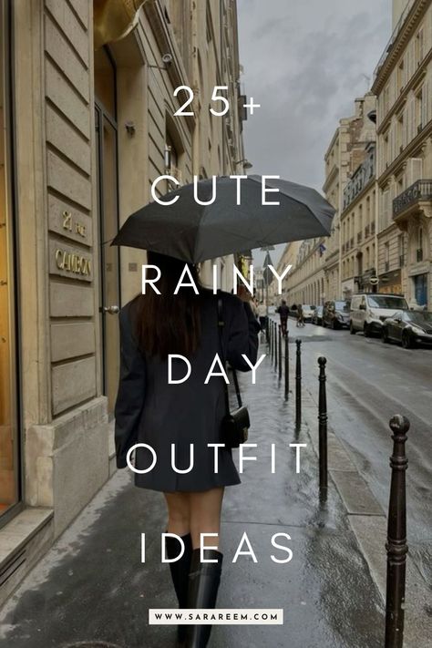 Looking for cozy and cute rainy day outfit ideas for the season ahead? I've got you covered with stylish and practical rainy day outfit inspirations. Rainy days can often present a fashion challenge, but with the right inspiration, you can turn those gloomy weather days into an opportunity to showcase your style. Embracing casual, cozy, and cute outfit ideas that are perfect for the 2024 season is key. Nyc Rainy Day Outfit Summer, Outfits For Hot Rainy Days, Hot Summer Rainy Day Outfit, What To Wear In The Rain, Rainy Nyc Outfit, New York Rainy Day Outfit, Humid Rainy Day Outfit Summer, Summer Rainy Day Outfit Street Style, Rainy Concert Outfit