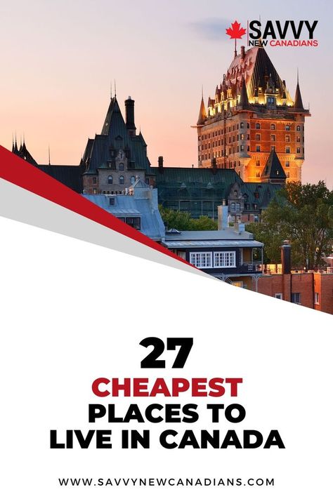 Looking for the cheapest places to live in Canada? This guide lists the cheapest cities in Canada to live or rent and the cost of living in these areas. Frugal Living Tips, Renting Hacks, Cheapest Places To Live, Cheap Living, Start A Business From Home, Moving To Canada, Places To Live, Cost Of Living, Money From Home