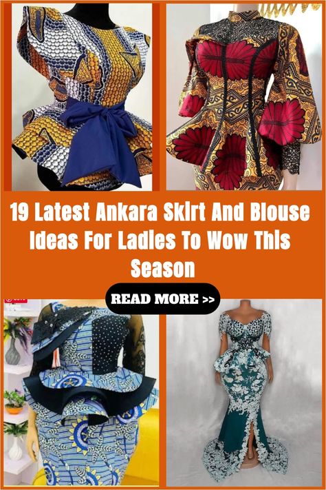 Now we pay much attention to rising trends like jumpsuits, playsuits, shorts, and so on; however, the combination between Ankara skirt and… Latest Skirt And Blouse Ankara Styles, Skirt And Blouse Ideas, Ankara Blouse And Skirt, Skirt And Blouse Ankara, Latest Ankara Skirt And Blouse Styles, Latest Ankara Skirt And Blouse, Ankara Blouses, Skirt And Blouse Styles, Ankara Skirt And Blouse Styles