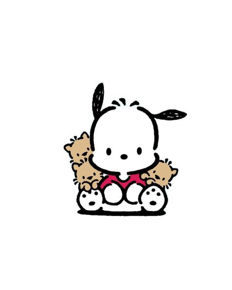 Pochacco Tattoo Ideas, Hello Kitty Doodles, Kitty Doodles, Doodles To Draw, Tattoos Inspo, Cat Doodle, Hello Kitty Characters, App Layout, Hello Kitty Iphone Wallpaper