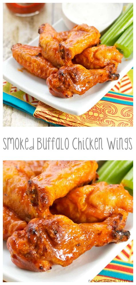 Smoked Buffalo Chicken, Buffalo Chicken Wing, Buffalo Chicken Wings Recipe, Chicken Wing Recipe, Smoked Wings, Wing Recipe, Smoked Chicken Wings, Smoker Cooking, Buffalo Chicken Wings