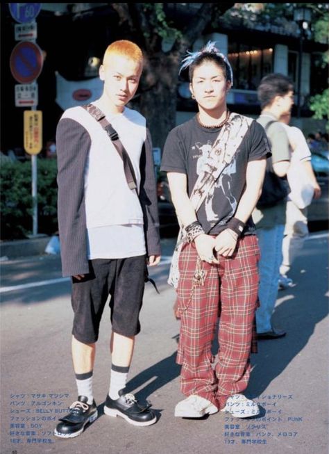 90s Japanese Fashion Magazine, 90s Japanese Fashion, Harajuku Fashion Men, Shoichi Aoki, 1997 Fashion, Y2k Stuff, Japanese Punk, Japanese Mens Fashion, 2000s Japanese Fashion