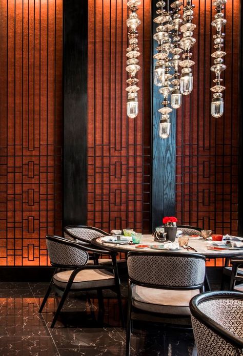 Chinese Restaurants Interiors Design, Chinese Hotel Design, Interior Chinese Style, Chinese Interior Restaurant, Chinese Restaurant Design Modern, Modern Chinese Restaurant Interior, New Chinese Style Interior, Chinese Interior Design Modern, Asian Restaurant Interior