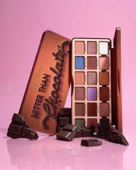 Better Than Chocolate Palette, Chocolate Eyeshadow Palette, Chocolate Eyeshadow, Chocolate Palette, Lip Injection Extreme, Face Crystals, Too Faced Peach, Creative Videos, Hydrating Lip Balm