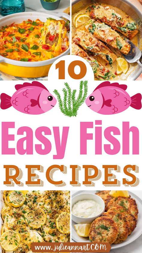 Easy Fish Recipes Oily Fish Recipes, Fish Friday Meals, Fatty Fish List, Fish Recipes Easy, Fish Dishes Healthy, Best Fish Recipe Ever, Cod Fillet Recipes, Recipes For Fish, Healthy Fish Recipes