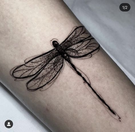 Dragonfly Skull Tattoo, Dragon Fly Tattoo Men, Dark Dragonfly Tattoo, Black Dragonfly Tattoo, Dragonfly Tattoo Design, Grunge Tattoo, Insect Tattoo, Bug Tattoo, Wrist Tattoos For Guys