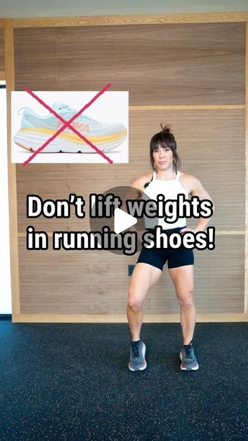 12K likes, 8,942 comments - getmomstrong on March 18, 2024: "Stop lifting weights in big, clunky running shoes—or worse…the dad shoe. (Y’all going to regret that fashion choice anyway). Why? For starters, a big heel drop (distance from heel to toe) makes it so that you are being pushed forward. The body isn’t going to let you be off balance, so it seeks stability by turning off the core and turning on the low back muscles. Secondly, the toe box in most shoes are made for elf feet, but huma Weight Training Shoes, Single Leg Exercises, Mom Fitness, Dad Shoe, Lifting Workouts, Weight Lifting Shoes, Leg Exercises, Lifting Weights, Dad Shoes