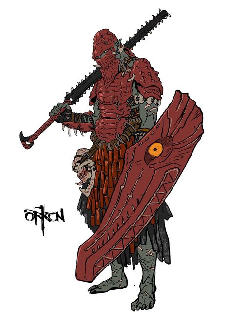 ORKEN concept art | VK Warrior Monk Aesthetic, Marko Djurdjevic, Poses Manga, Dark Souls 2, Cyberpunk 2020, Warrior Concept Art, Image Spiderman, Heroic Fantasy, Painting Classes