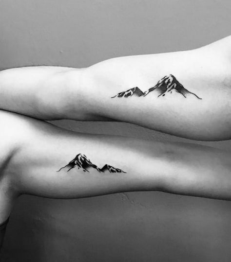 Minimalist Mountain Tattoo, Mountain Tattoo Ideas, Redwood Tattoo, Outdoor Tattoo, Tattoo Ideas Inspiration, Mountains Tattoo, Minimalist Tattoo Meaning, Outdoor Landscape Design, Minimalist Mountain