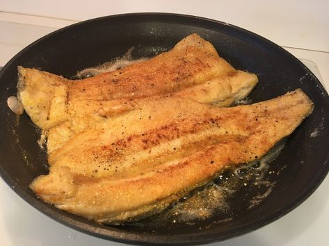 Cooking Through the Clippings: Pan-Fried Rainbow Trout Filets Rainbow Trout Recipe Pan Fried, Fish Recipes Trout, Trout Fillet Recipes, Pan Fried Fish Recipes, Pan Fried Trout, Fried Trout, Fresh Fish Recipes, Filet Recipes, Cooking Trout