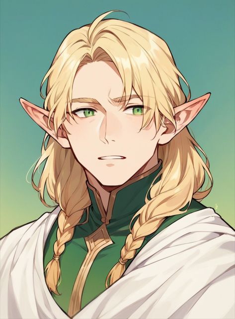 Elven Warrior Art Male, Blond Elf Male, Elf Child Art, Male Elf Character Art, Dnd Elf Male, High Elf Dnd, Christmas Elf Character, Male Elf Art, High Elves Dnd