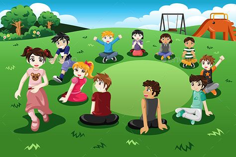 Kids Playing Duck Duck Goose Duck Duck Goose Game, Goose Cartoon, Goose Game, Duck Duck Goose, Duck Pins, Social Skills Activities, Duck Duck, Fun Games For Kids, Skills Activities