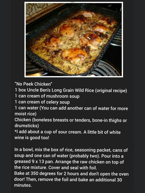 Chicken and Uncle Bens Long Grain Wild Rice No Peek Chicken Uncle Bens Rice, No Peek Chicken And Wild Rice Casserole, Uncle Bens Wild Rice Recipes Chicken, Ready Rice Recipes Uncle Bens, No Peek Chicken With Uncle Bens Wild Rice, No Peek Chicken And Rice Uncle Bens, Uncle Bens Wild Rice Recipes, Uncle Bens No Peek Chicken And Rice, No Peak Chicken And Rice Casserole