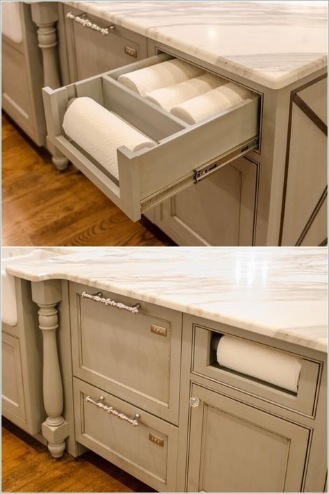 Island Drawers, Organiser Cucina, Cottage Kitchen Design, Small Cottage Kitchen, Farmhouse Kitchen Island, Diy Kitchen Renovation, Classic Kitchen, Kitchen Drawers, Kitchen Redo