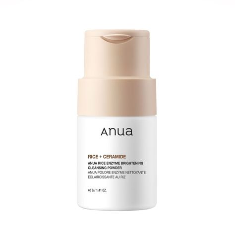 Anua - Rice Enzyme Brightening Cleansing Powder | YesStyle Powder Cleanser, Cleansing Powder, Brightening Cleanser, Rice Powder, Skin Care Devices, Rice Water, Beauty Sponge, Smoother Skin, Bright Skin