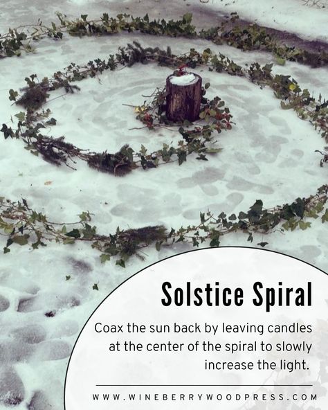 Winter Solstice Nature Activities for Kids – Wineberry Wood Press Solstice Spiral, Kids Nature Crafts, Yule Logs Decoration, Nature Activities For Kids, Winter Solstice Rituals, Winter Solstice Party, Winter Solstice Traditions, Yule Traditions, Yule Crafts