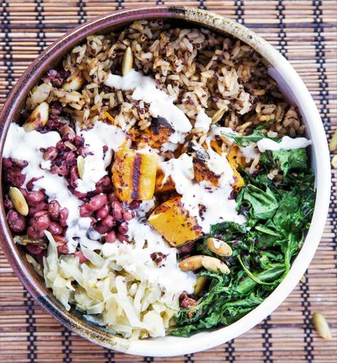 Macrobiotic Bowl, Adzuki Bean Recipe, Budwig Diet, Macrobiotic Recipes, Alkaline Diet Recipes, Alkaline Recipes, Cream Of Broccoli Soup, Sweet Potato Kale, Adzuki Beans