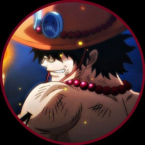 One Piece Anime Pictures, Ace Profile Picture, Profile Picture One Piece, One Piece Ace Icon, One Piece Profile Picture, Ace Icons One Piece, Ace One Piece Icon, Portgas D. Ace Icon, Ace Pfp