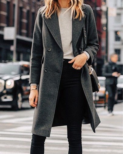 Grey Wool Coat Outfit, Turtleneck Coat, Wool Coat Outfit, Washington Dc Fashion, Winter Coat Outfits, Gray Wool Coat, Trench Coat Outfit, Outfit Travel, Lifestyle Blogs