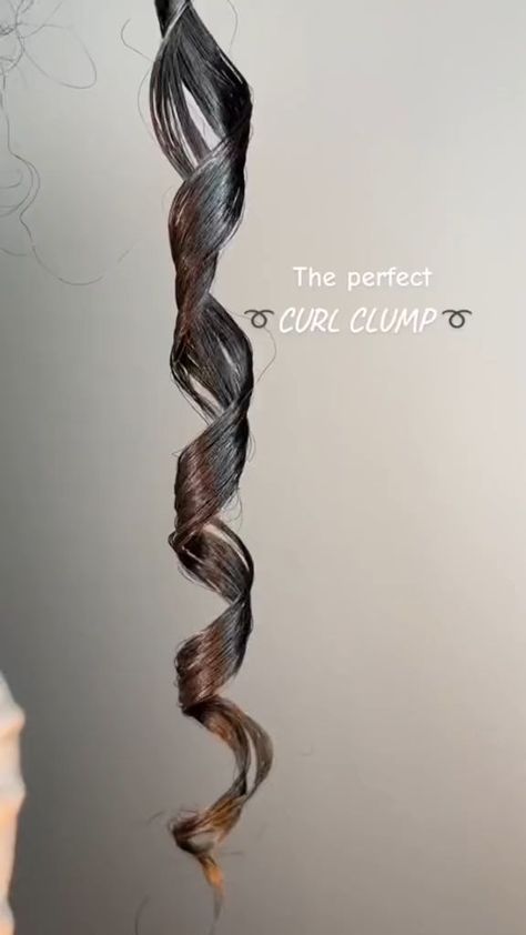 How To Bring Back Curls, Curly Hair Routine For Straight Hair, Curly Hair Types Charts, Finger Curls Tutorial, Curly Hair Routine Steps, Hair Types Chart, Curl Type Chart, Make Hair Curly, Curl Clumps