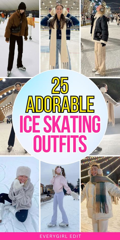 ice skating outfits, ice skating outfit ideas, ice skating outfit inspo, ice skating outfits 2024, ice skating outfit ideas 2024. Ice Skating Outfits Casual, Girls Ice Skating Outfits, Ice Skating Outfit Ideas, Skating Outfit Ideas, Skate Aesthetic Outfits, Ice Skating Outfits, Christmas Ice Skating, Fits Check, Indoor Ice Skating