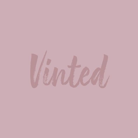 #appicon #appicons #app #icon #logo #cover #widget #ios14 #ios14homescreen #homescreen #apple #iphone #samsung #phone #wallpaper #background #customicon #pink #blush #blushpink #handwriting #handwritten Vinted App Icon, Vinted App, Pink Setup, Simple Designs To Draw, Pink Theme, Dream Client, App Logo, Pink Themes, Custom Icons