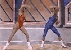 40 Glorious Routines From The 1988 Aerobic Championships Dancing Reference, Aerobic Outfits, Saturday Workout, 80s Workout, Funny Motivation, 80s Aesthetic, Retro Sport, Funny Scenes, Belly Laughs