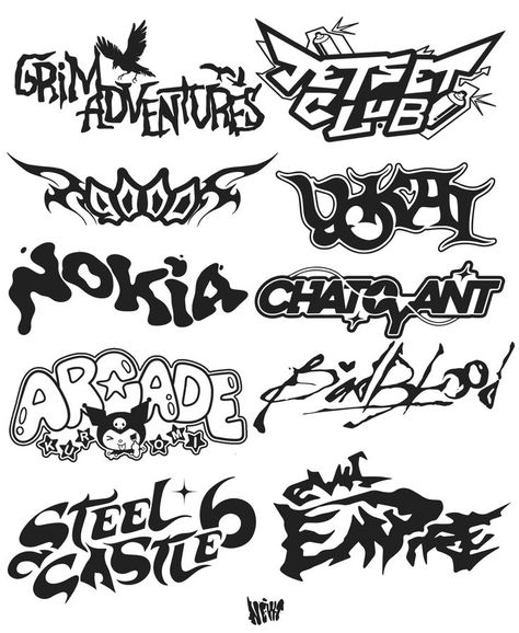 Typographie Logo, Alphabet Graffiti, Alfabet Font, Tipografi 3d, Typographie Inspiration, Typographic Logo Design, Graffiti Logo, Graffiti Words, 타이포그래피 포스터 디자인