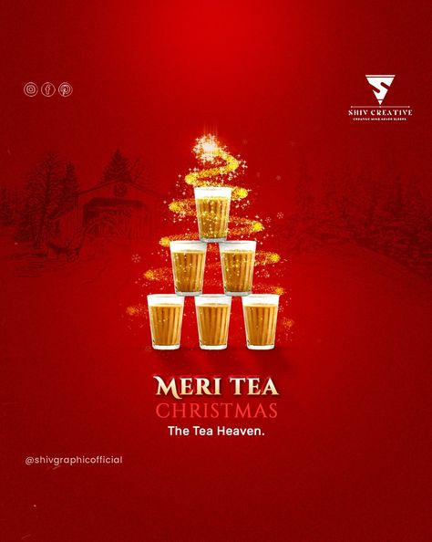 Social Media Merry Christmas Ads Winter Food Ads, Christmas Food Social Media Post, Christmas Ad Creative, Christmas Advertising Design Creative, Festive Social Media Post, Winter Food Creative Ads, Social Media Christmas Post Design, Christmas Poster Design Ideas Creative, Social Media Christmas Post Ideas