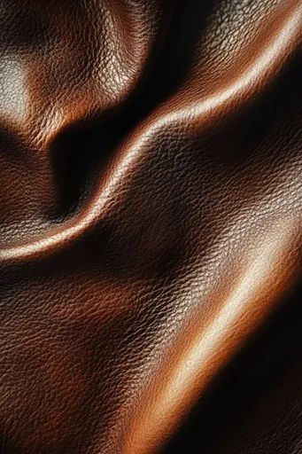 ↑↑↑ Larger size on website 🔸 The image shows a close-up of brown leather, with a smooth, textured surface. The leather is wrinkle Textured Leather Fabric, Leather Texture Drawing, Rich Brown Aesthetic, Vintage Brown Aesthetic, Autumn Texture, Brown Leather Texture, Leather Aesthetic, Leather Bag Design, Texture Drawing