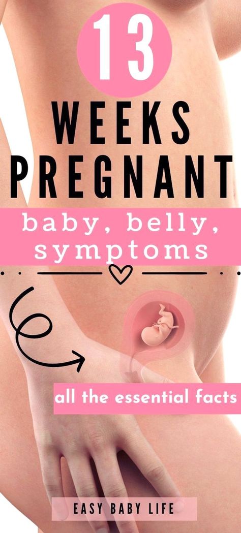 13 weeks pregnant and looking for pregnancy tips? Baby now looks like a mini-doll and the placenta is fully functioning.  Read about baby development, size, pregnancy symptoms, belly, and to-do lists for your pregnancy weeks at easybabylife.com.   (Pregnancy guide for all trimesters of pregnancy, pregnancy stages, and pregnancy months from early pregnancy to birth. First trimester facts for first pregnancy and pregnancy advice!) Pregnancy Weeks, 9 Weeks Pregnant, 17 Weeks Pregnant, 21 Weeks Pregnant, 19 Weeks Pregnant, 10 Weeks Pregnant, 13 Weeks Pregnant, 15 Weeks Pregnant, 12 Weeks Pregnant