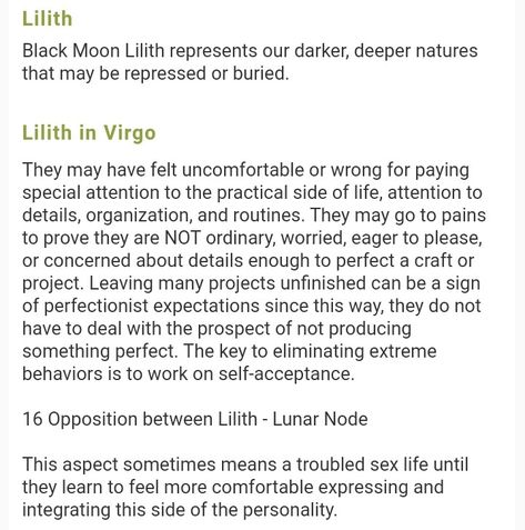 Black Moon Lilith In Virgo, Virgo Lilith, Lilith In Virgo, Zodiac Notes, Venus In Gemini, Gene Keys, Black Moon Lilith, Capricorn Rising, Aquarius And Scorpio