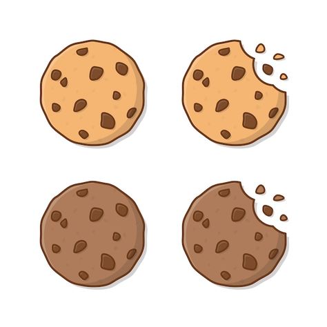 Cookie Drawing Aesthetic, Cookies Aesthetic Drawing, Cookie Drawing Easy, Cute Cookie Drawing, Biscuit Tattoo, Dinner Recipes Aesthetic, Aesthetic Baking Photos, Baked Aesthetic, Baking Aesthetic Girl