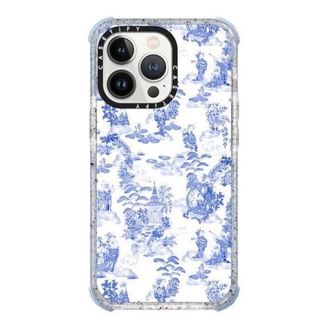 Moon Caravan Toile by Phannapast – CASETiFY Casetify Cases, Preppy Phone Case, Blue Phone Case, Pretty Iphone Cases, Pretty Phone Cases, Casetify Iphone, Ring Stand, Summer 24, Military Grade