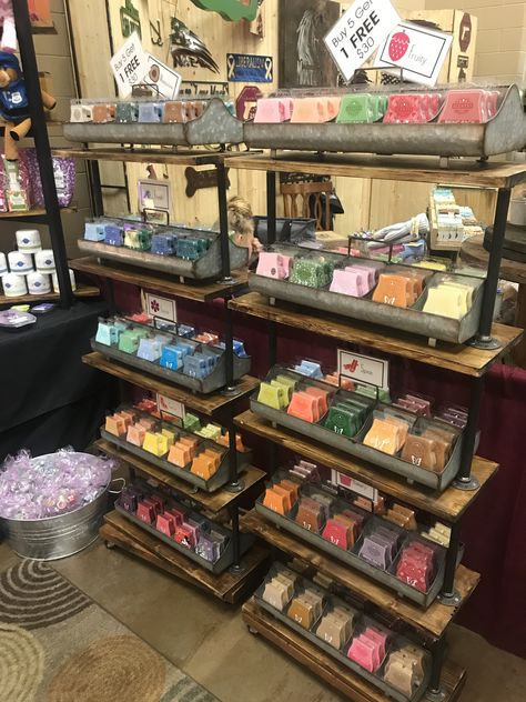 Scentsy Bar Storage Organization Ideas, Candle And Wax Melt Display, Scentsy Displays Vendor Events, Diy Scentsy Display, Scentsy Event Ideas, Scentsy Wax Storage Ideas, Scentsy Craft Show Displays, Scentsy Organization Storage, Scentsy Organization Ideas