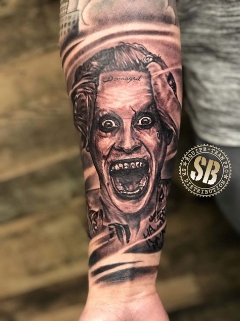 #tattoo#joker#suicidesquad Suicidesquad Tattoos, Portrait Tattoo, Tattoos, Quick Saves